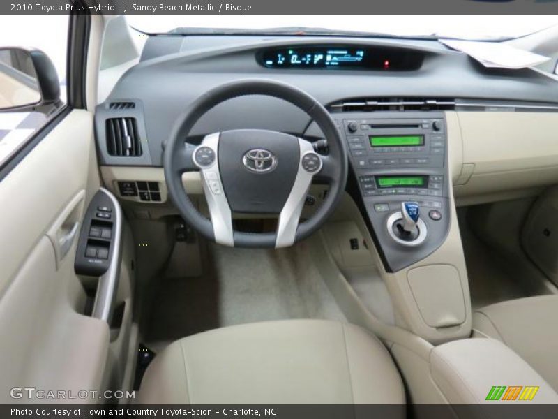Sandy Beach Metallic / Bisque 2010 Toyota Prius Hybrid III
