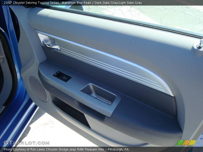 Marathon Blue Pearl / Dark Slate Gray/Light Slate Gray 2007 Chrysler Sebring Touring Sedan