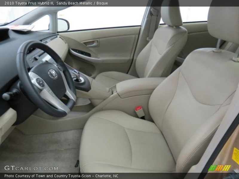 Sandy Beach Metallic / Bisque 2010 Toyota Prius Hybrid III