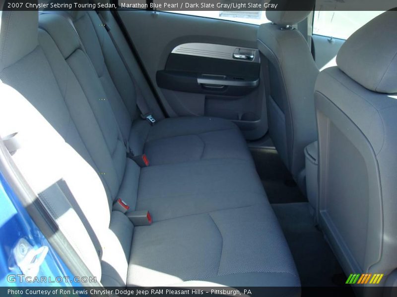 Marathon Blue Pearl / Dark Slate Gray/Light Slate Gray 2007 Chrysler Sebring Touring Sedan