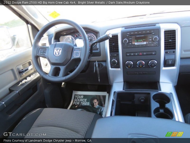 Bright Silver Metallic / Dark Slate/Medium Graystone 2012 Dodge Ram 2500 HD Big Horn Crew Cab 4x4