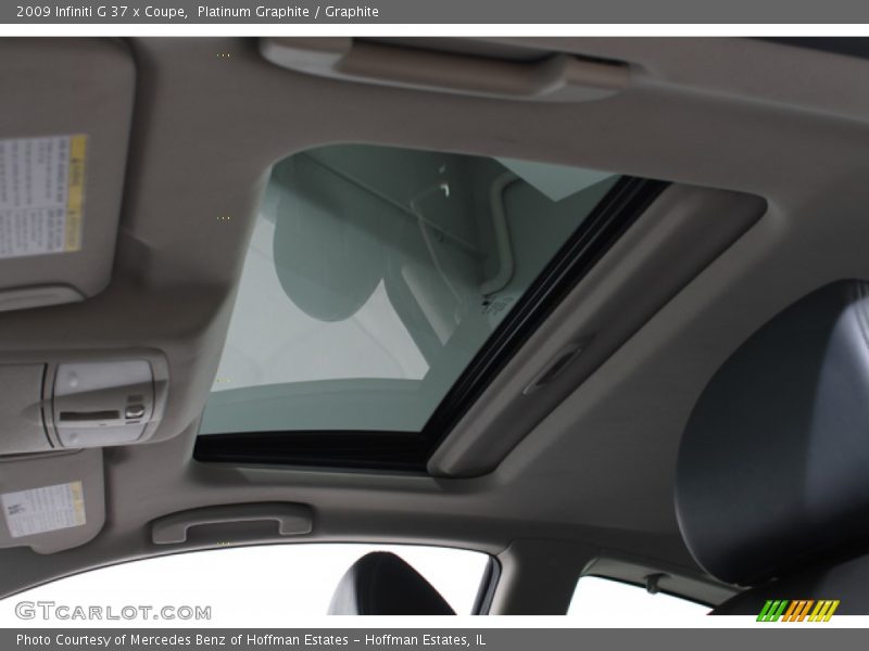 Platinum Graphite / Graphite 2009 Infiniti G 37 x Coupe