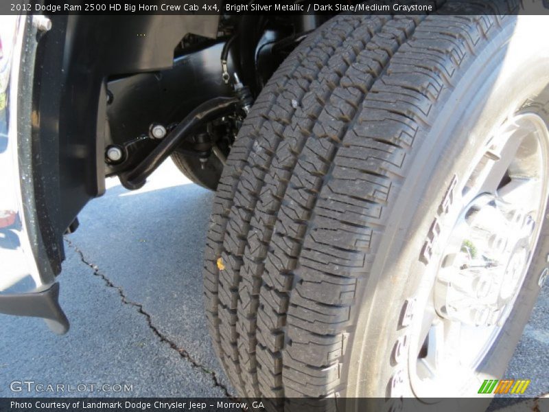 Bright Silver Metallic / Dark Slate/Medium Graystone 2012 Dodge Ram 2500 HD Big Horn Crew Cab 4x4