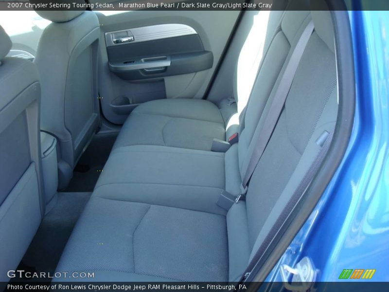Marathon Blue Pearl / Dark Slate Gray/Light Slate Gray 2007 Chrysler Sebring Touring Sedan