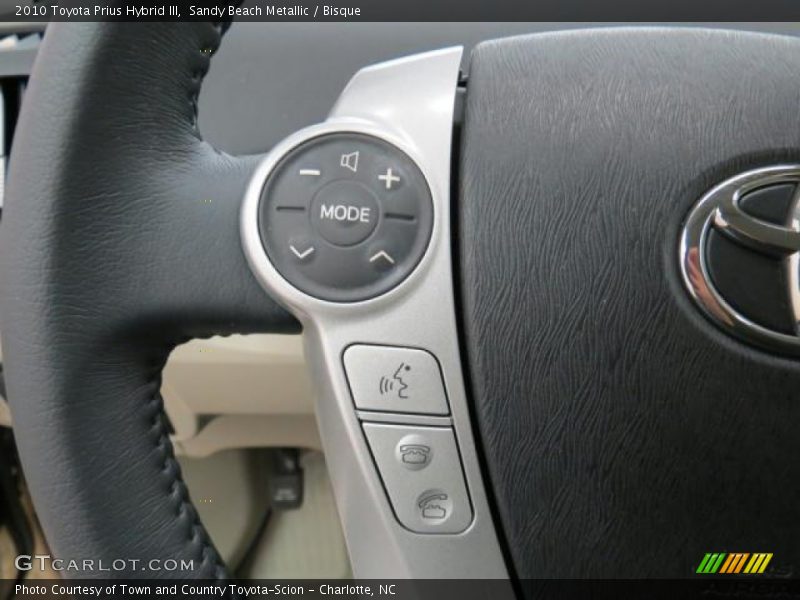 Sandy Beach Metallic / Bisque 2010 Toyota Prius Hybrid III