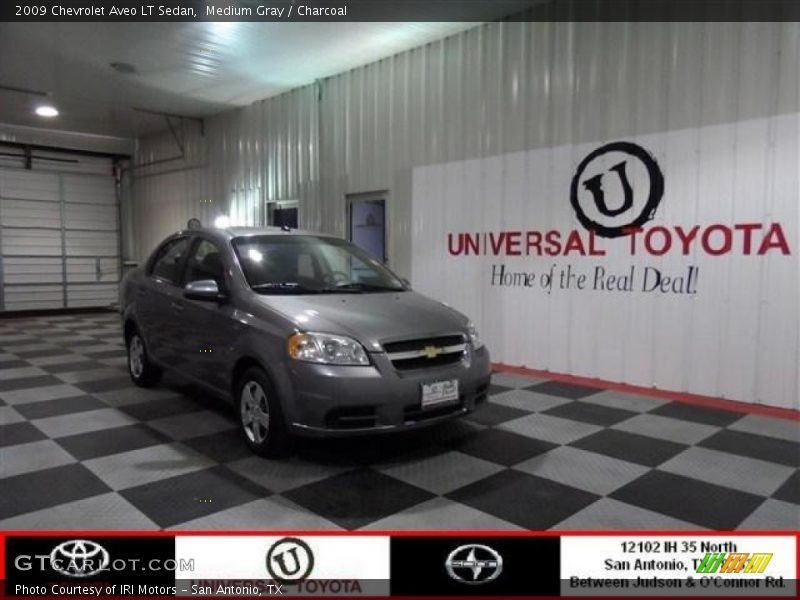 Medium Gray / Charcoal 2009 Chevrolet Aveo LT Sedan