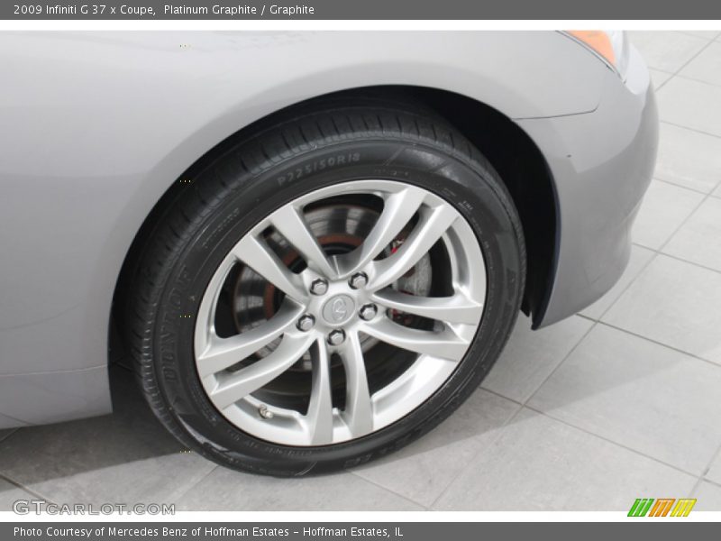 Platinum Graphite / Graphite 2009 Infiniti G 37 x Coupe