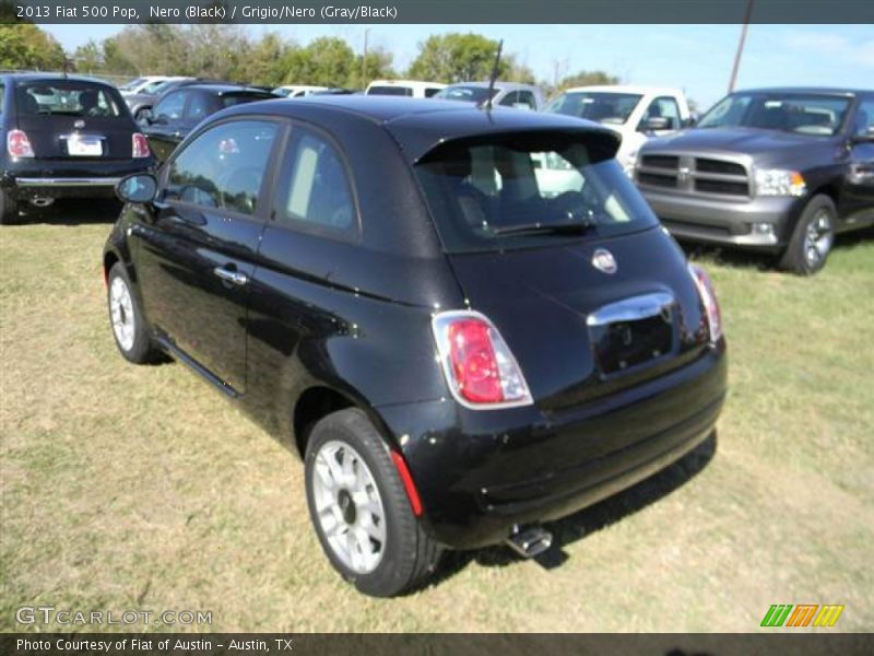 Nero (Black) / Grigio/Nero (Gray/Black) 2013 Fiat 500 Pop
