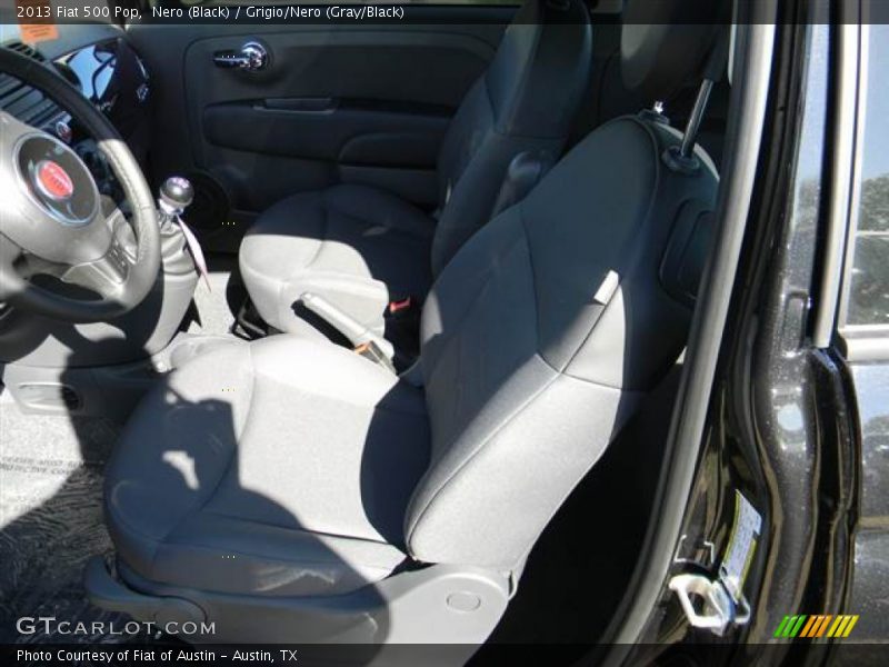 Nero (Black) / Grigio/Nero (Gray/Black) 2013 Fiat 500 Pop