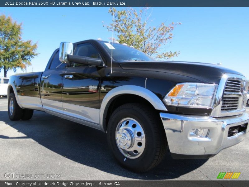 Black / Dark Slate 2012 Dodge Ram 3500 HD Laramie Crew Cab
