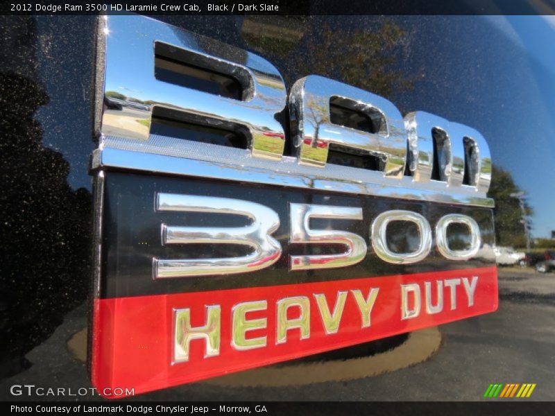 Black / Dark Slate 2012 Dodge Ram 3500 HD Laramie Crew Cab