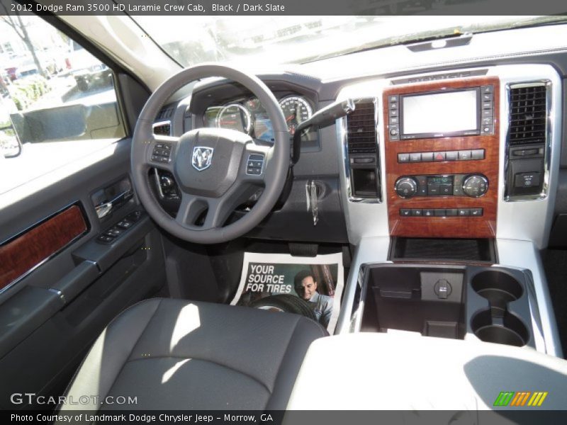 Black / Dark Slate 2012 Dodge Ram 3500 HD Laramie Crew Cab