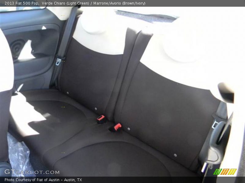 Verde Chiaro (Light Green) / Marrone/Avorio (Brown/Ivory) 2013 Fiat 500 Pop