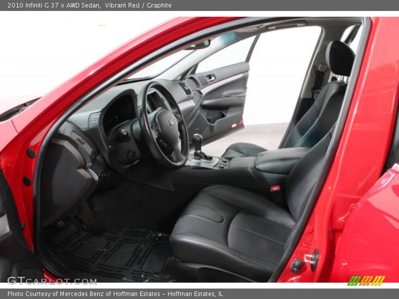 Vibrant Red / Graphite 2010 Infiniti G 37 x AWD Sedan