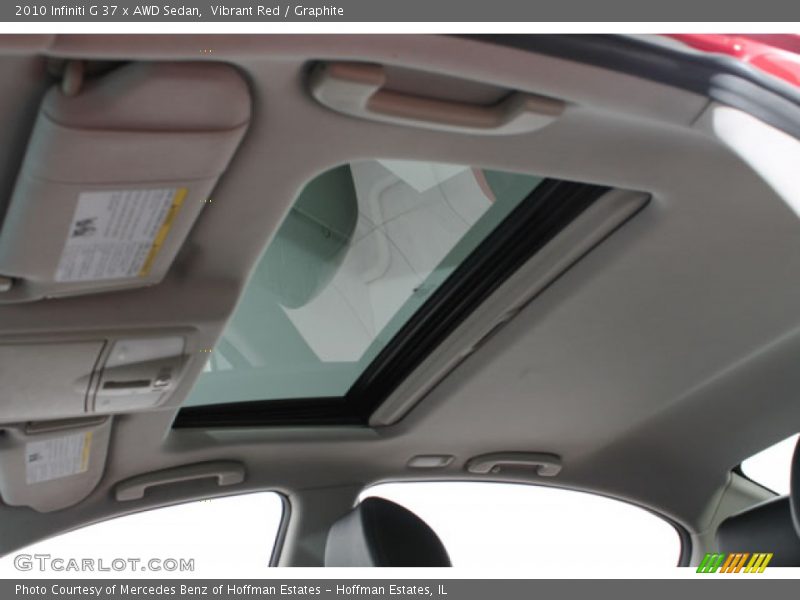 Vibrant Red / Graphite 2010 Infiniti G 37 x AWD Sedan