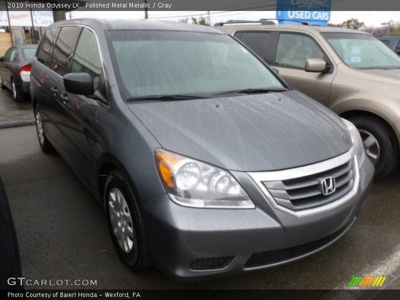 Polished Metal Metallic / Gray 2010 Honda Odyssey LX