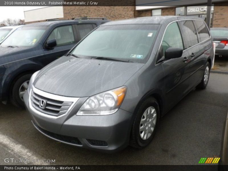 Polished Metal Metallic / Gray 2010 Honda Odyssey LX