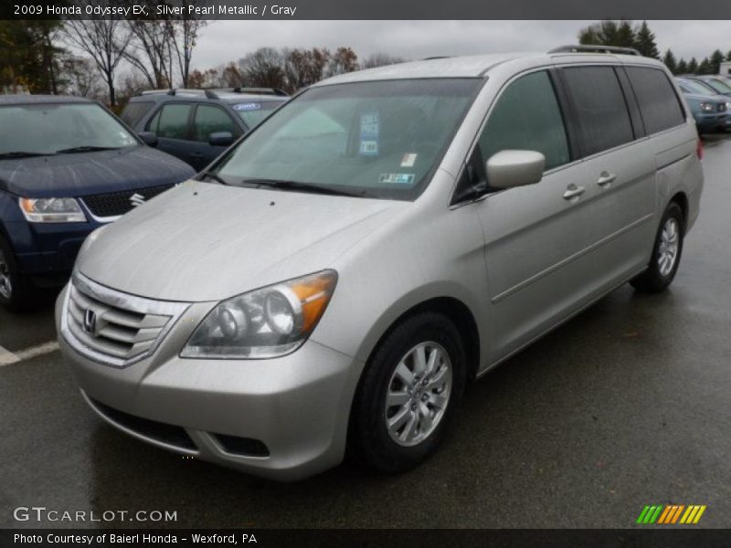 Silver Pearl Metallic / Gray 2009 Honda Odyssey EX