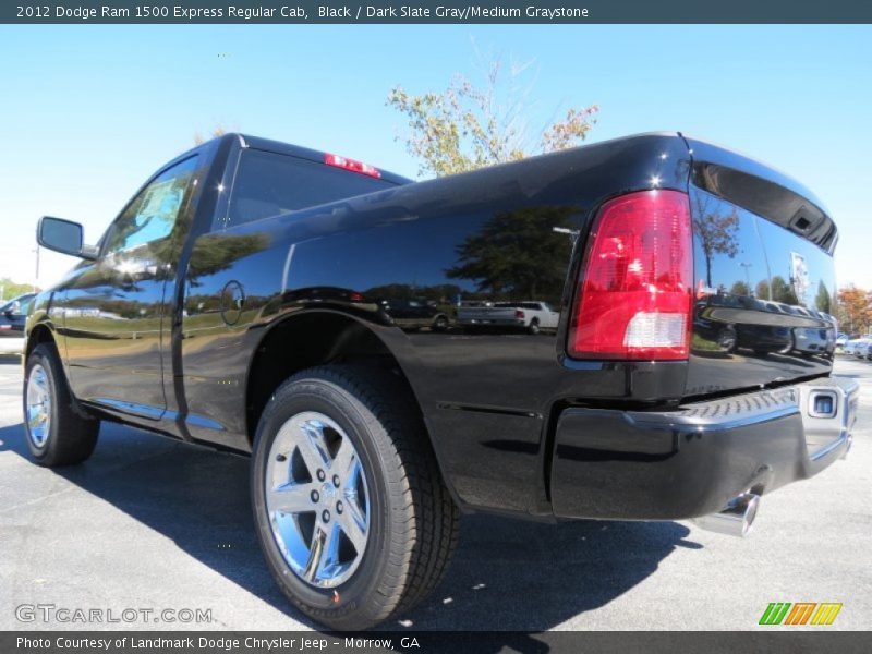 Black / Dark Slate Gray/Medium Graystone 2012 Dodge Ram 1500 Express Regular Cab