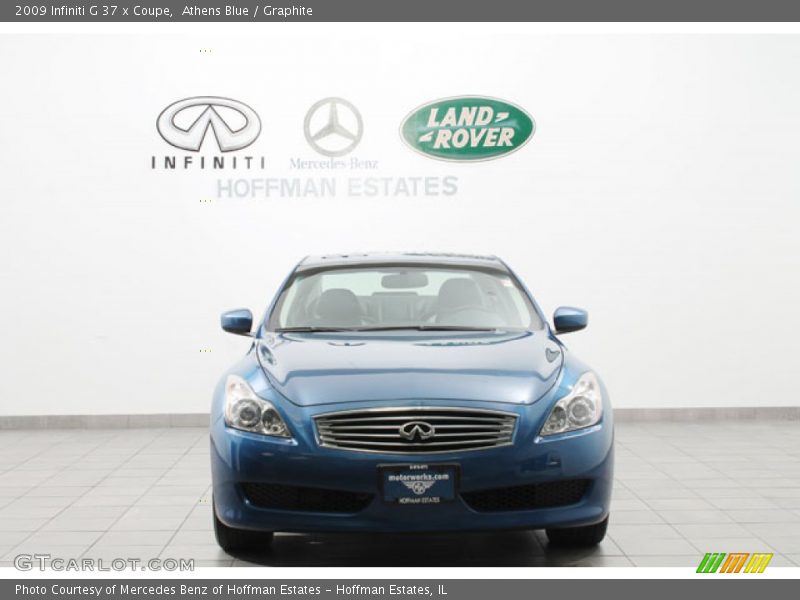 Athens Blue / Graphite 2009 Infiniti G 37 x Coupe