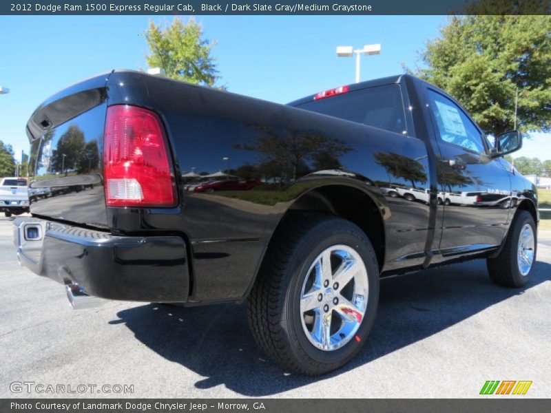Black / Dark Slate Gray/Medium Graystone 2012 Dodge Ram 1500 Express Regular Cab