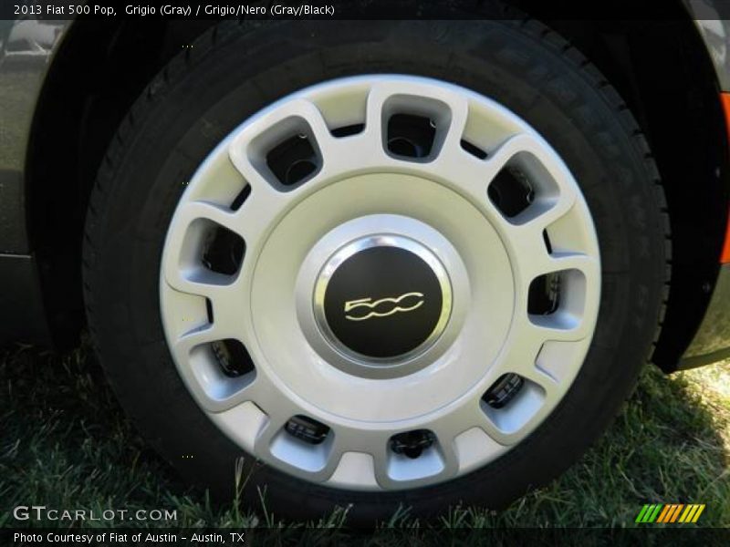 Grigio (Gray) / Grigio/Nero (Gray/Black) 2013 Fiat 500 Pop