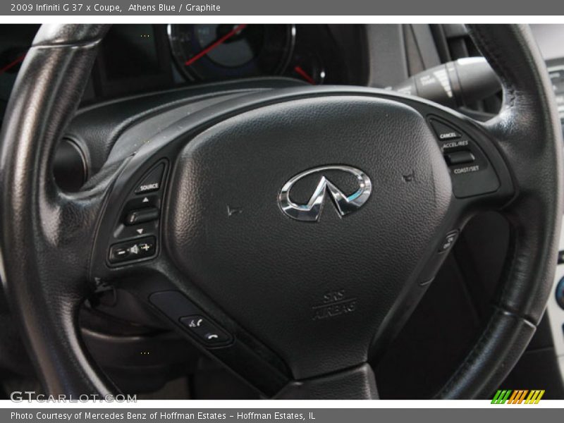 Athens Blue / Graphite 2009 Infiniti G 37 x Coupe
