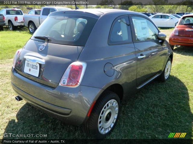 Grigio (Gray) / Grigio/Nero (Gray/Black) 2013 Fiat 500 Pop