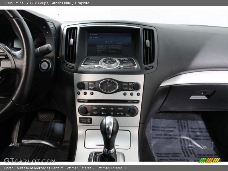 Athens Blue / Graphite 2009 Infiniti G 37 x Coupe