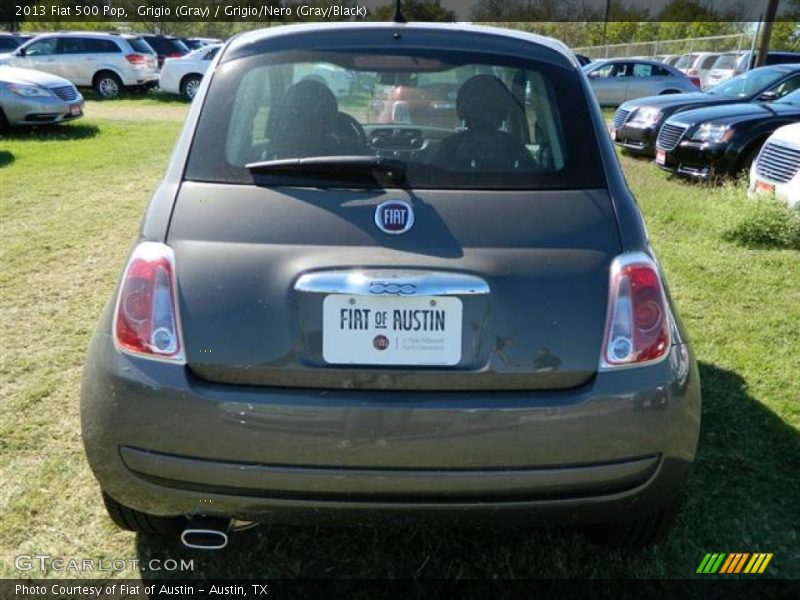 Grigio (Gray) / Grigio/Nero (Gray/Black) 2013 Fiat 500 Pop