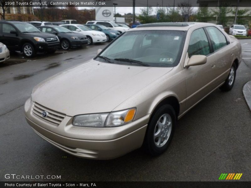 Cashmere Beige Metallic / Oak 1998 Toyota Camry LE