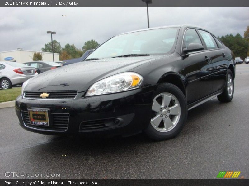 Black / Gray 2011 Chevrolet Impala LT