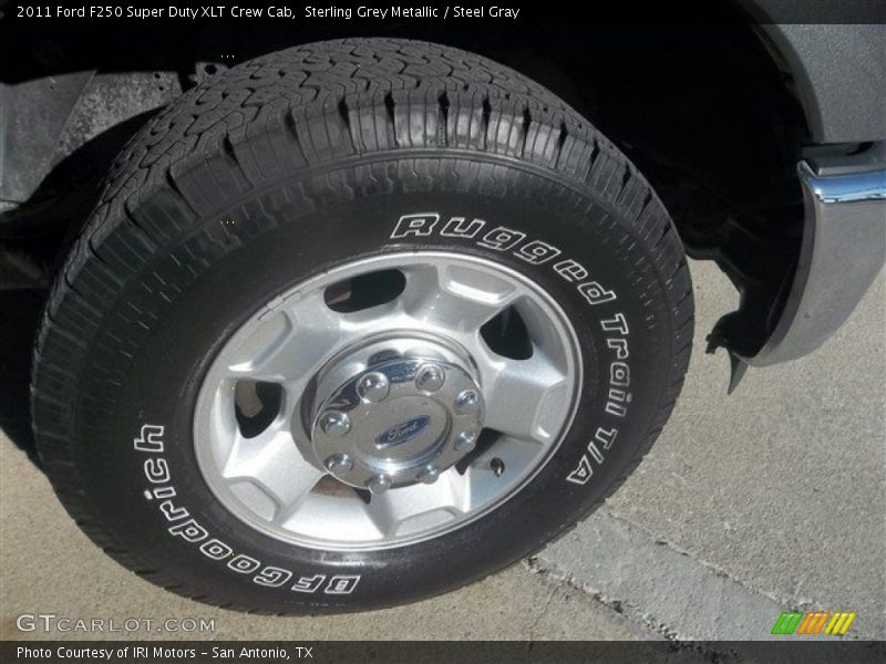 Sterling Grey Metallic / Steel Gray 2011 Ford F250 Super Duty XLT Crew Cab