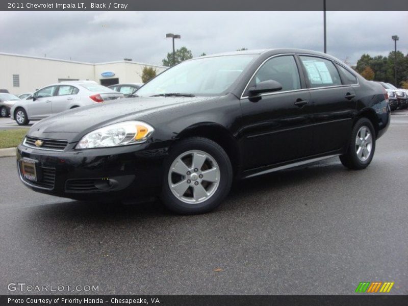 Black / Gray 2011 Chevrolet Impala LT
