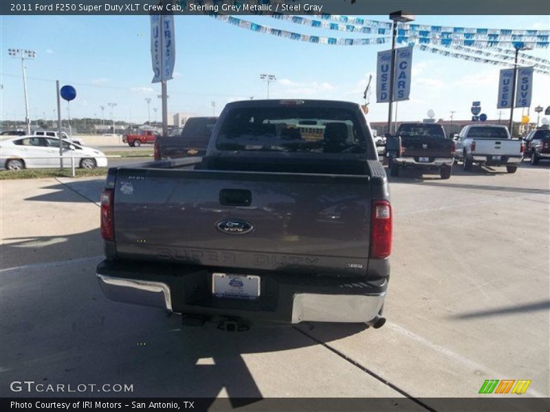Sterling Grey Metallic / Steel Gray 2011 Ford F250 Super Duty XLT Crew Cab