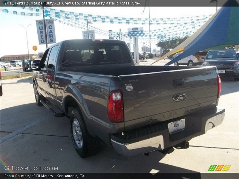 Sterling Grey Metallic / Steel Gray 2011 Ford F250 Super Duty XLT Crew Cab
