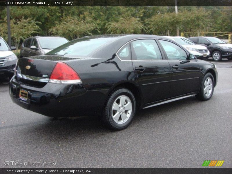 Black / Gray 2011 Chevrolet Impala LT