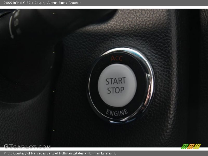 Athens Blue / Graphite 2009 Infiniti G 37 x Coupe