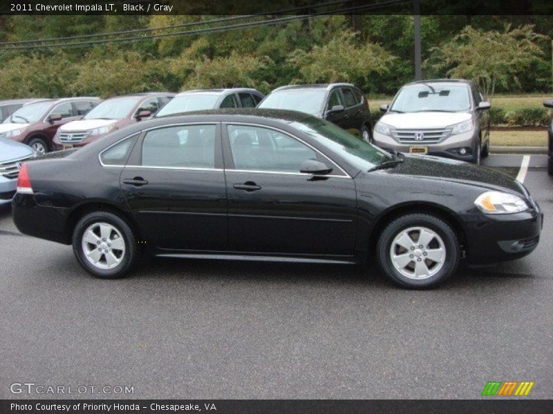 Black / Gray 2011 Chevrolet Impala LT