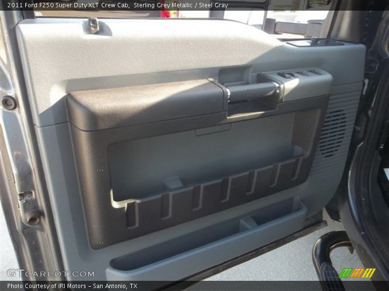 Sterling Grey Metallic / Steel Gray 2011 Ford F250 Super Duty XLT Crew Cab