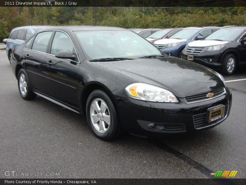 Black / Gray 2011 Chevrolet Impala LT
