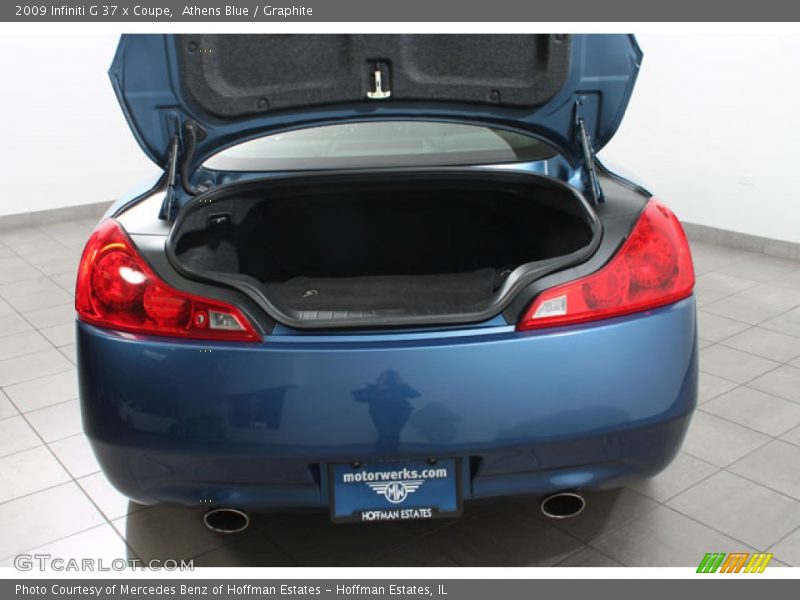 Athens Blue / Graphite 2009 Infiniti G 37 x Coupe