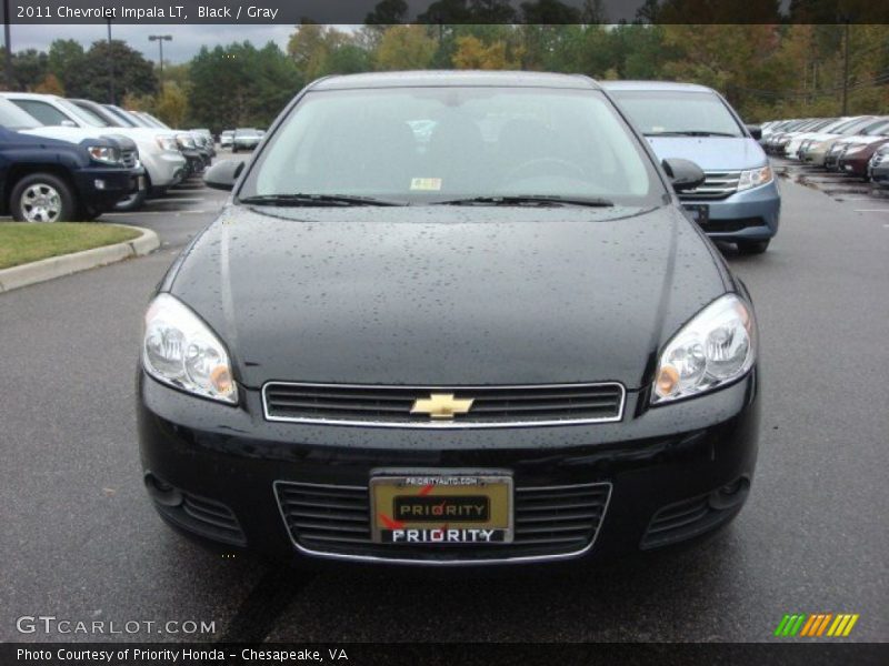 Black / Gray 2011 Chevrolet Impala LT
