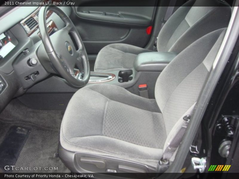 Black / Gray 2011 Chevrolet Impala LT