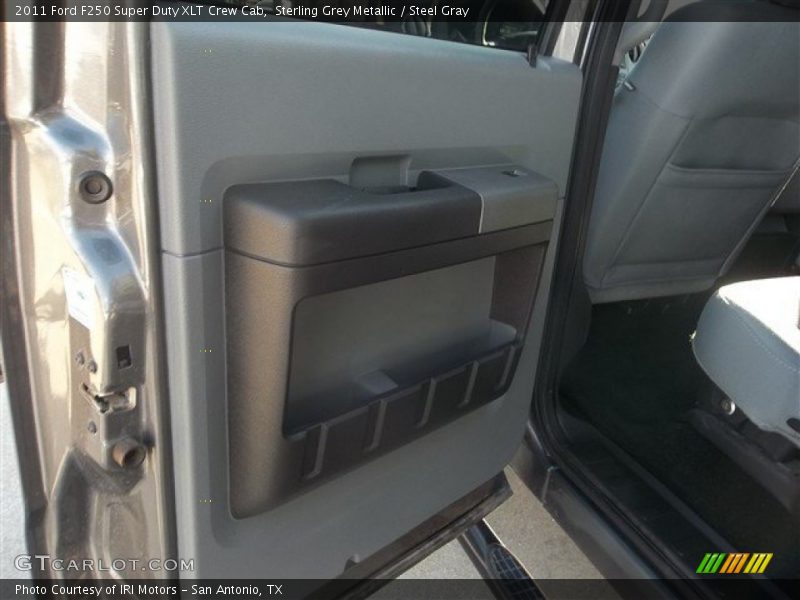 Sterling Grey Metallic / Steel Gray 2011 Ford F250 Super Duty XLT Crew Cab