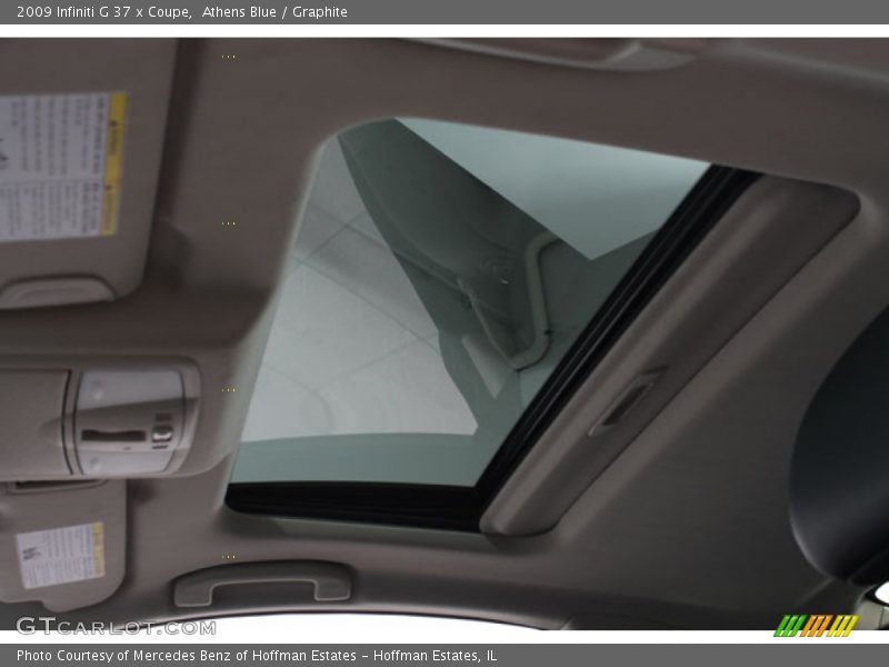 Athens Blue / Graphite 2009 Infiniti G 37 x Coupe
