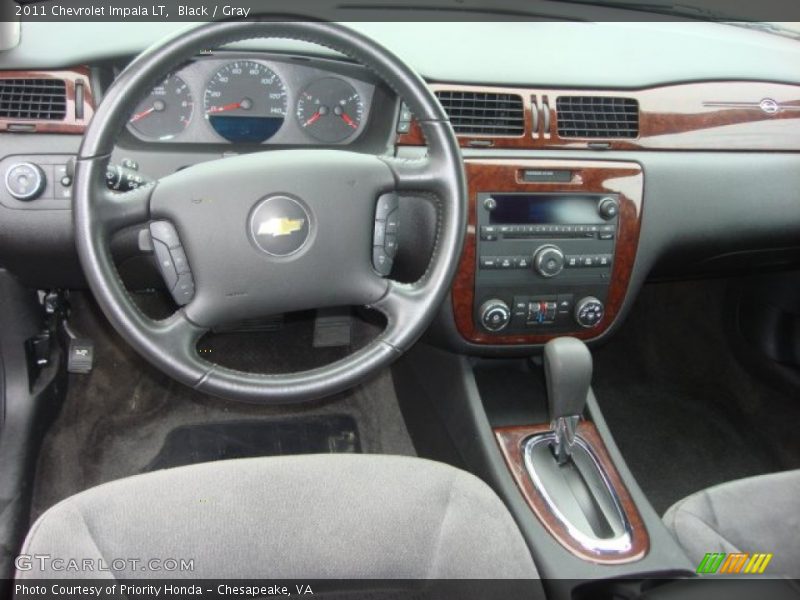 Black / Gray 2011 Chevrolet Impala LT