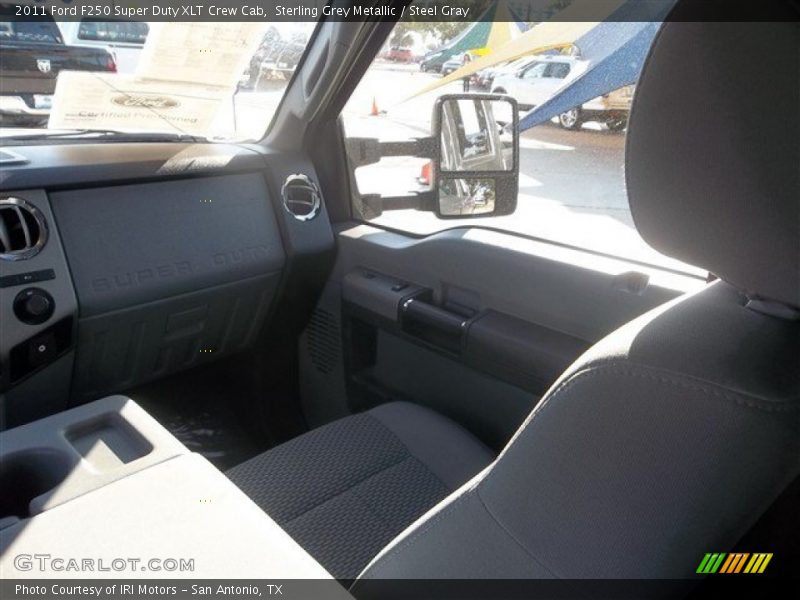 Sterling Grey Metallic / Steel Gray 2011 Ford F250 Super Duty XLT Crew Cab