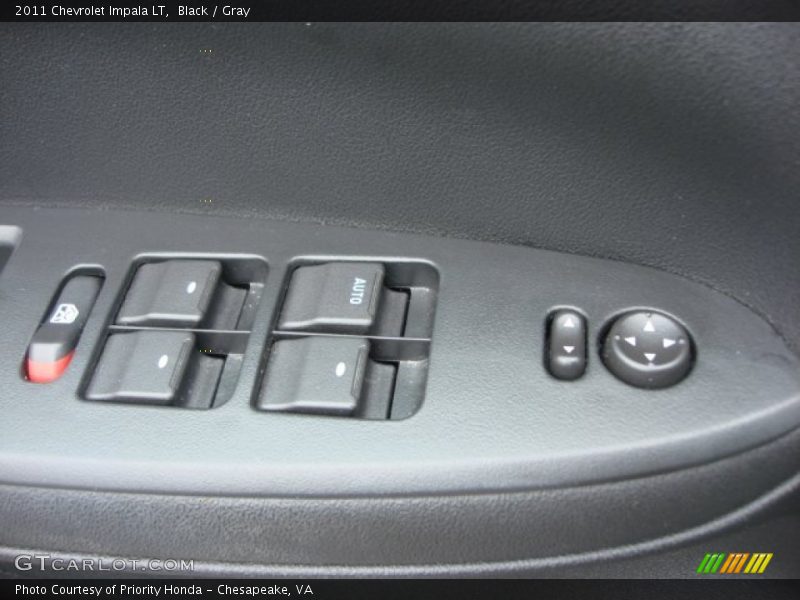 Black / Gray 2011 Chevrolet Impala LT