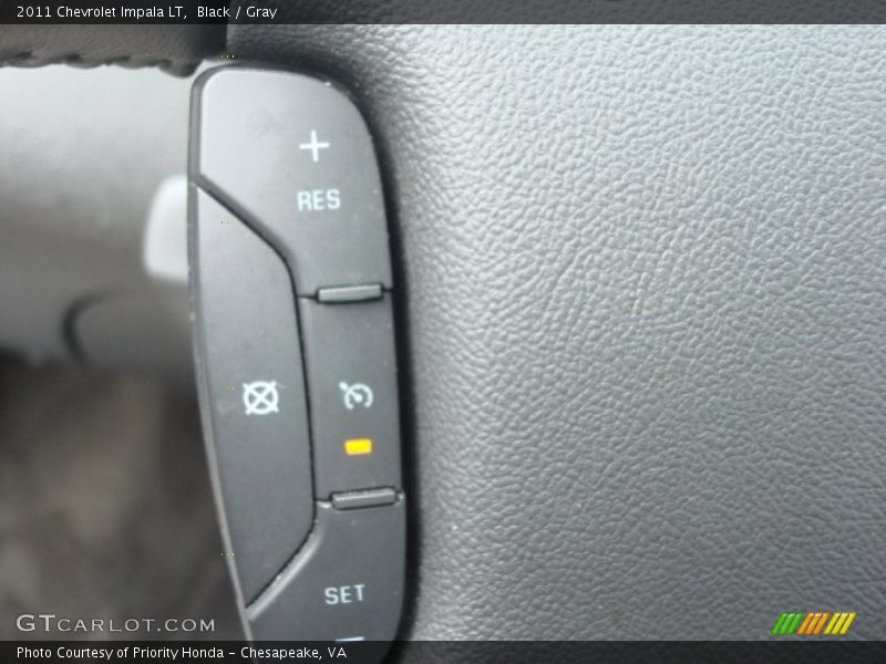 Black / Gray 2011 Chevrolet Impala LT
